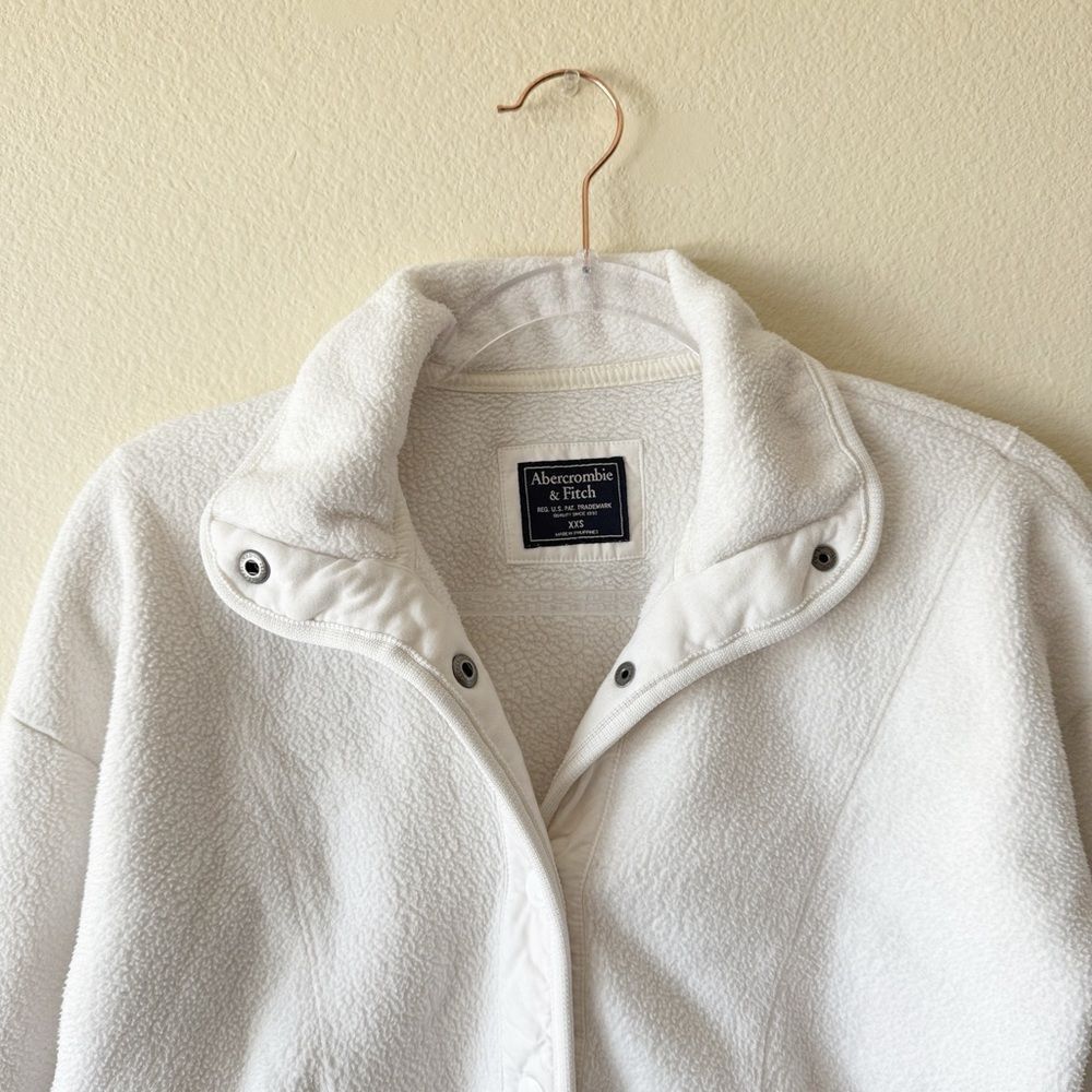 Abercrombie And Fitch Fleece Button Jacket - image 2